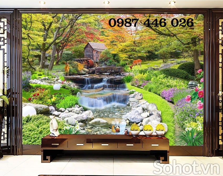 Gạch ốp tường, tranh gạch đẹp 3d HP822
