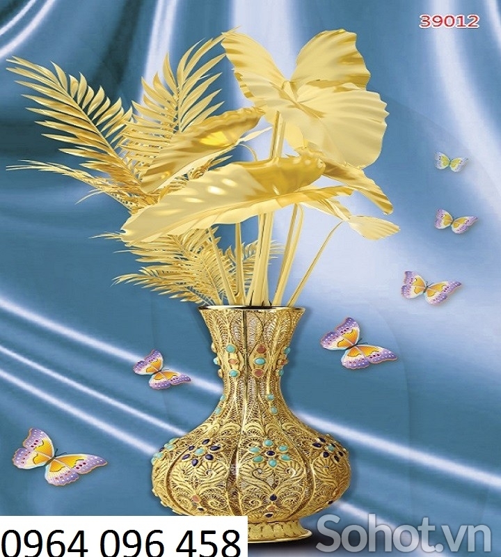 tranh gạch 3d - tranh trang trí phòng khách - DVV87