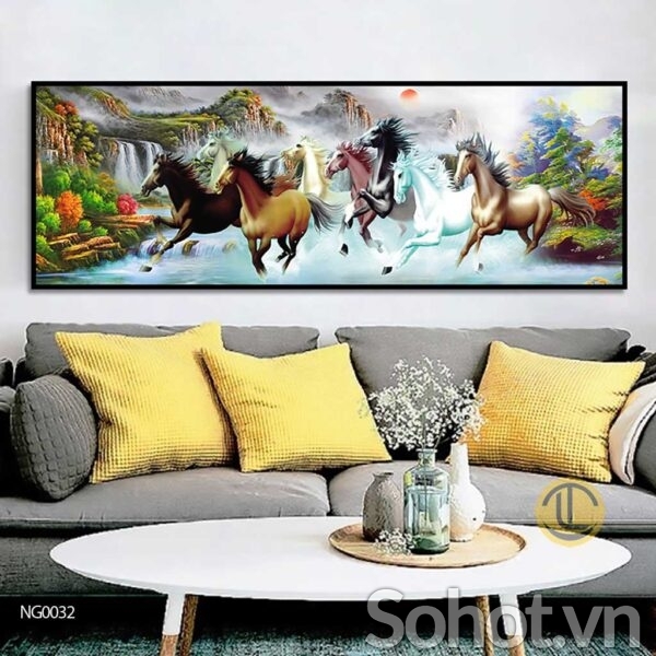 Tranh 3D - mã đáo thành công