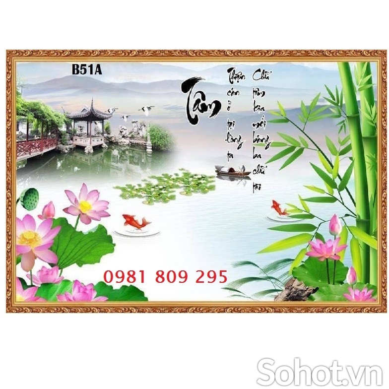 Gạch hoa sen phòng khách 3d đẹp HG876