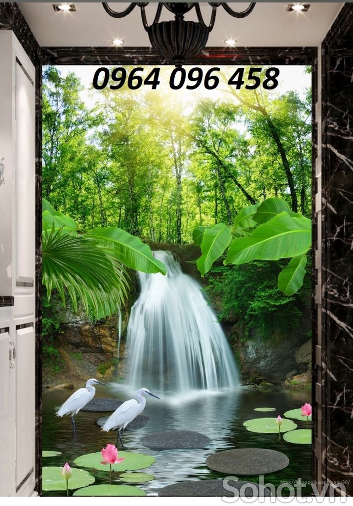 Tranh gạch 3d dán tường hành lang - sảnh - MNN97