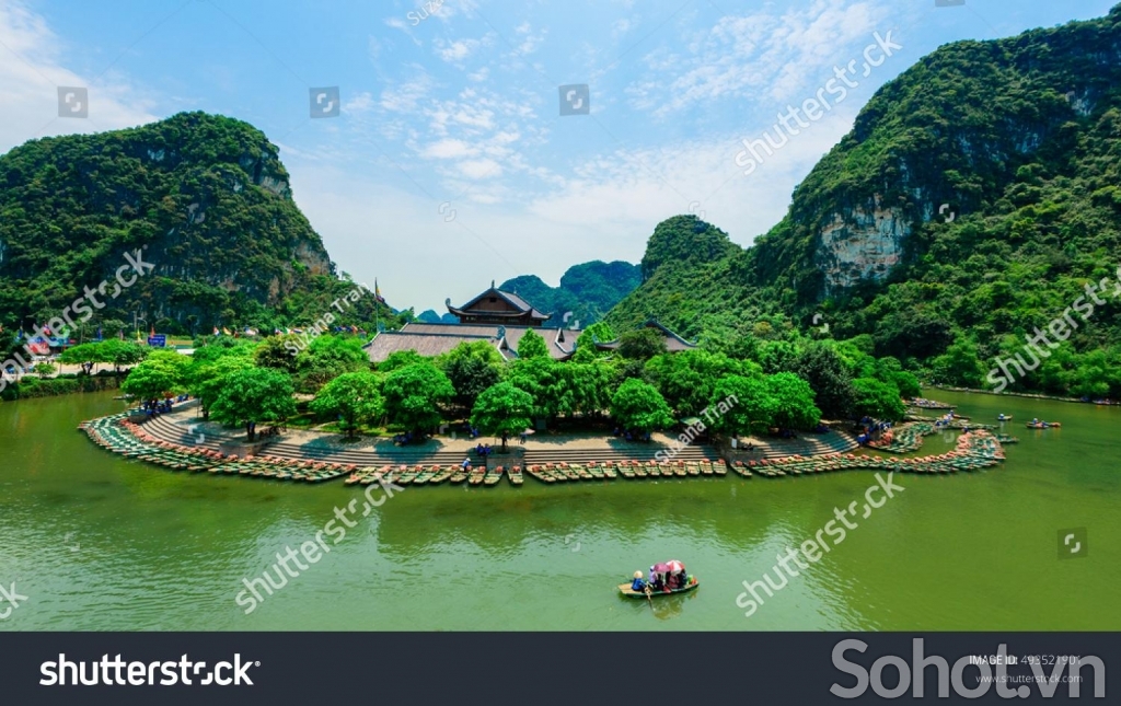 Mẫu tranh gạch 3d phong cảnh phòng khách - XC3