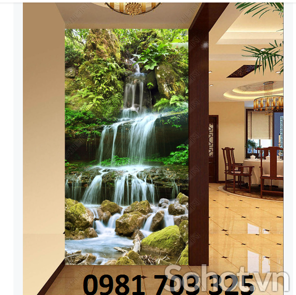 Tranh gạch men khổ đứng