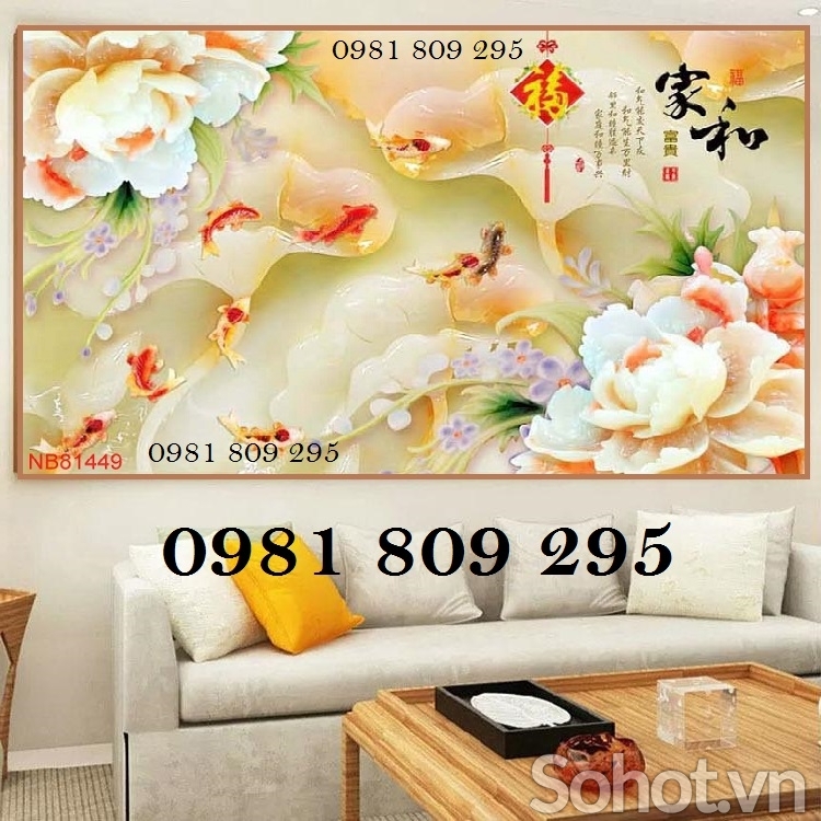 Tranh gạch sứ ngọc 3d - tranh gạch men