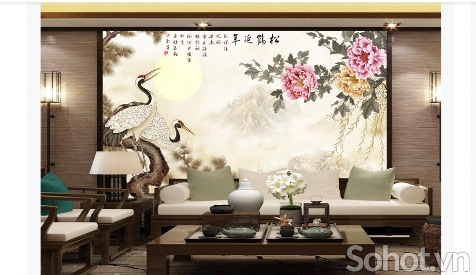 Gạch tranh- Tranh trang trí phòng khách