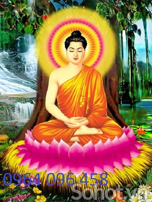 gạch tranh 3d phật phòng thờ - 745SM