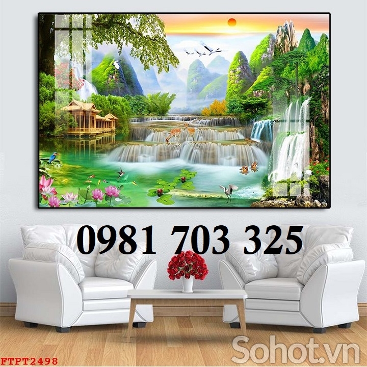 Gạch men 3D ,tranh gạch phong cảnh