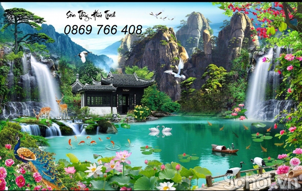 Gạch tranh phong cảnh 3D