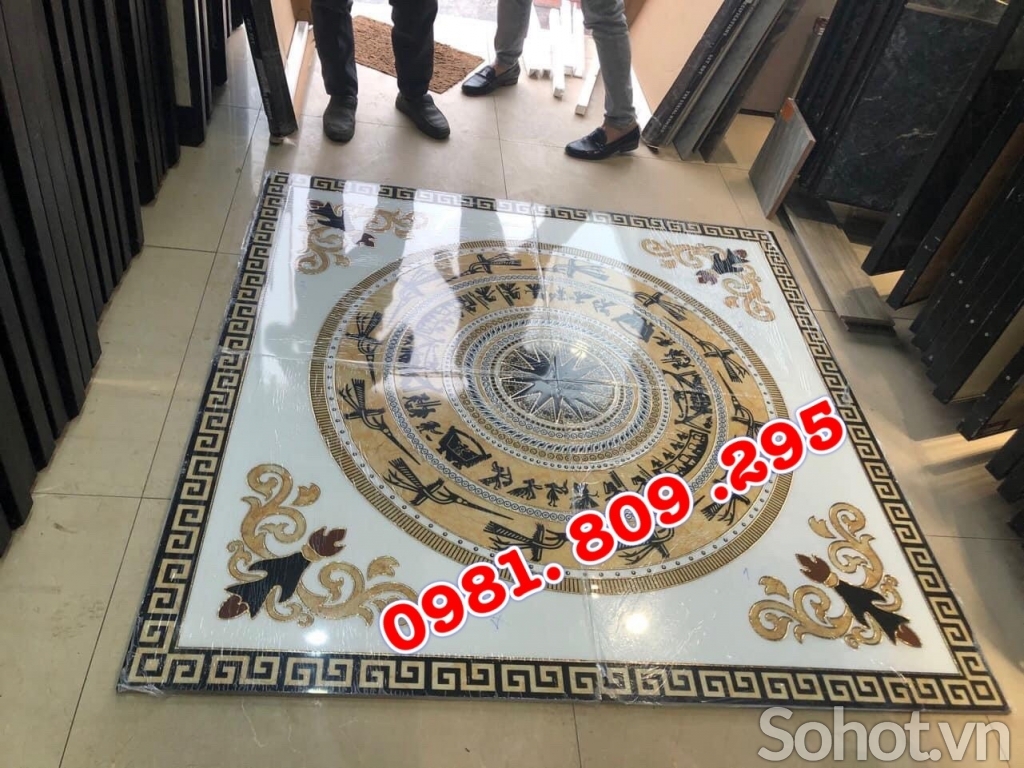Thảm gạch lát nền vuông trang trí