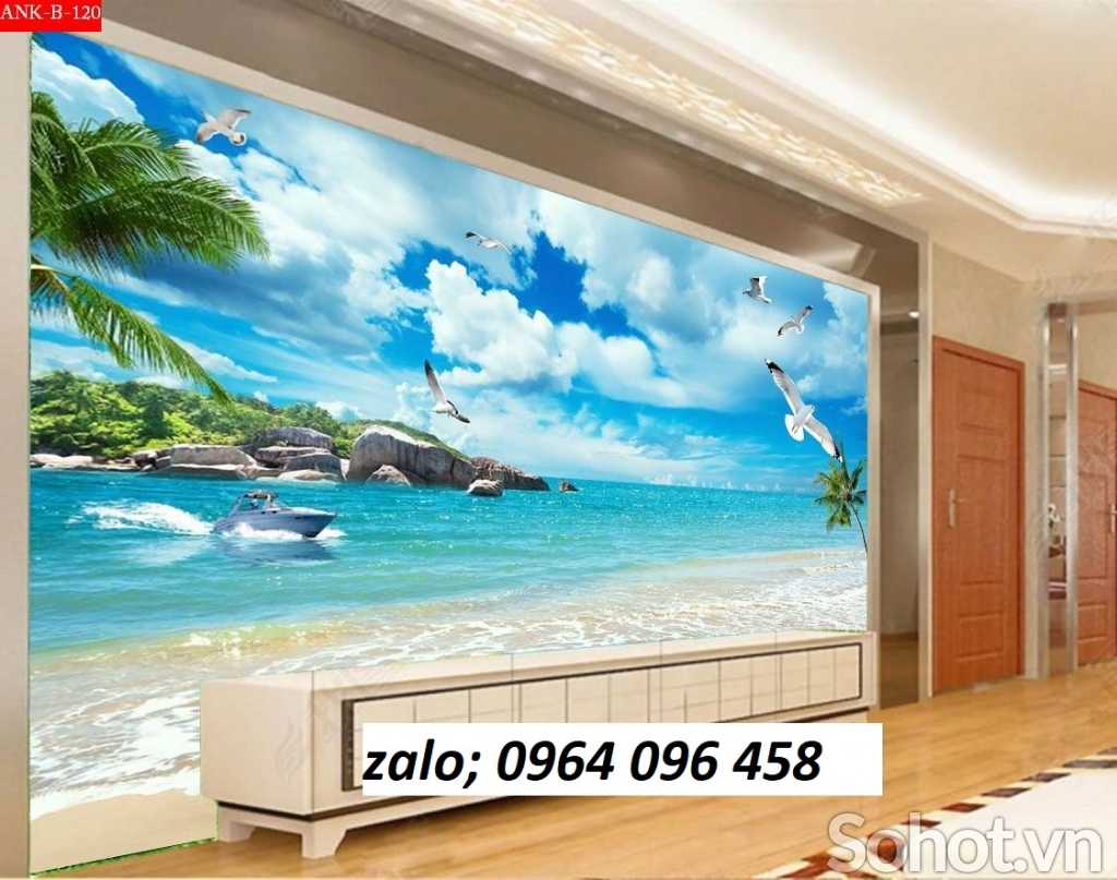 Tranh gạch 3d cảnh biển - SLDX4