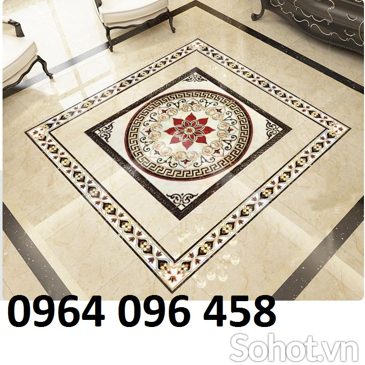 Thảm gạch lát phòng khách cao cấp - 456CVB