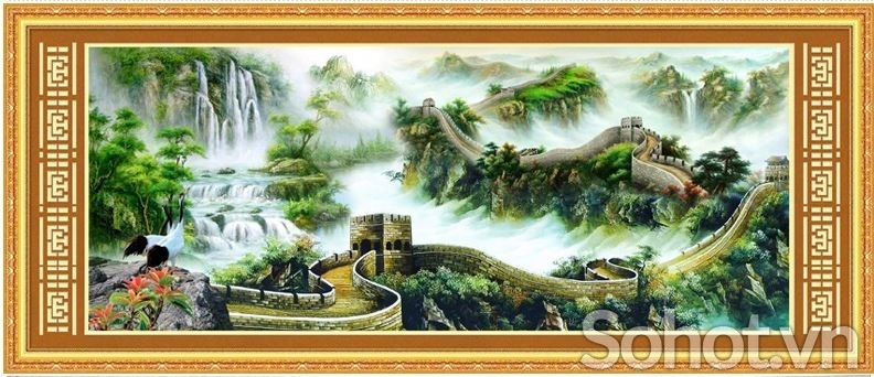 Tranh gạch vạn lý trường thành - MNNN94