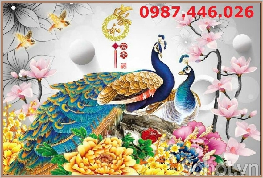 Gạch ốp tường tranh chin công