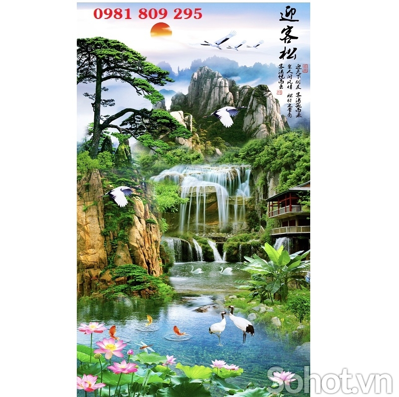 Gạch trang trí 3d thiên nhiên HP9685