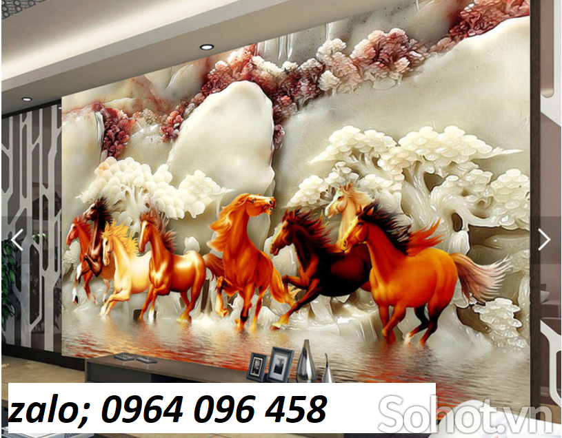 Tranh gạch 3d mã đáo thành công - SCX433