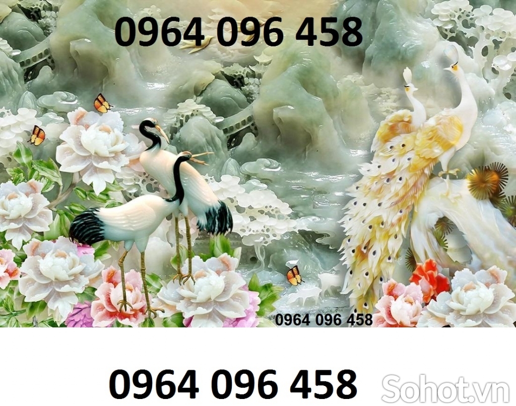mẫu tranh gạch ốp tường 3d đẹp - 754DL