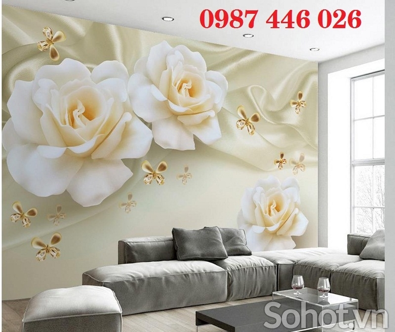 Gạch 3d tranh hoa 3d đẹp HP6273
