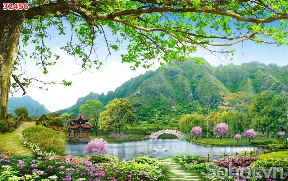 Mẫu tranh gạch 3d phong thủy - 522SP