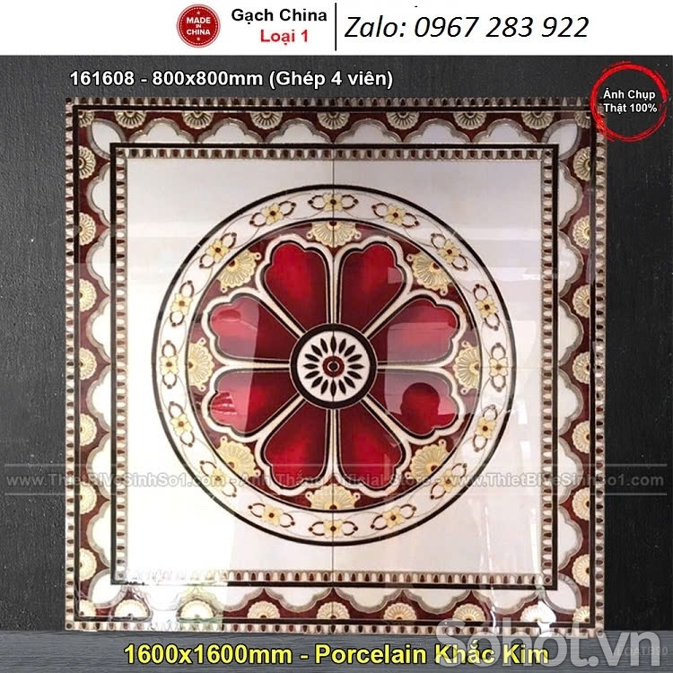 Gạch thảm men ốp sang trọng 3d
