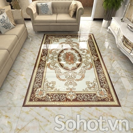 Gạch thảm 3d chiếu nghỉ phòng khách - XVC55