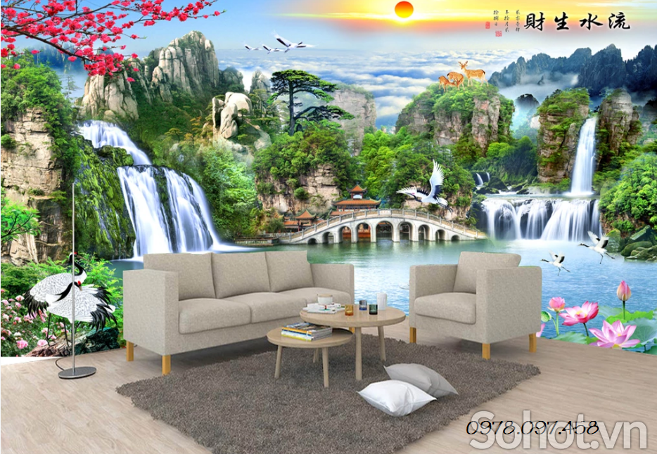 Tranh treo tường phòng 3d