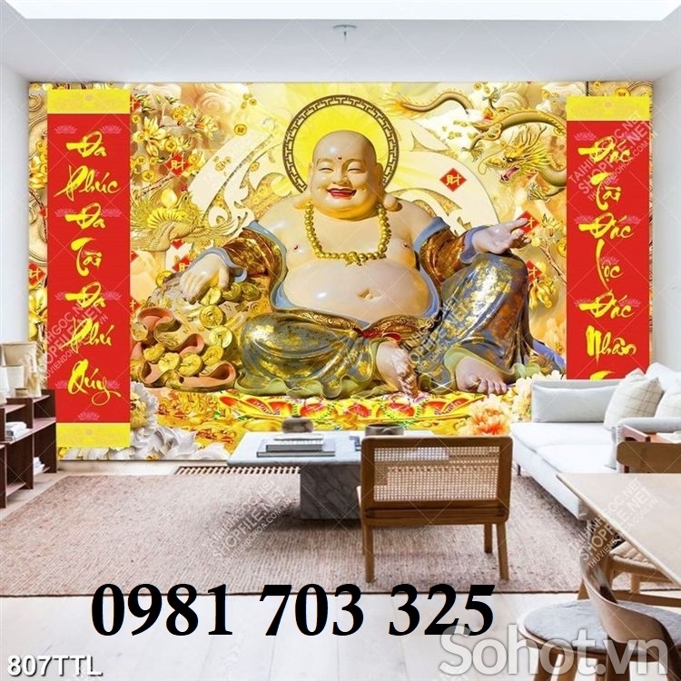 Tranh gạch 3d tài lộc