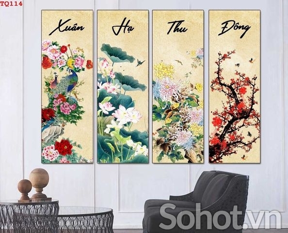 Tân trang phòng khách- gạch tranh 3D