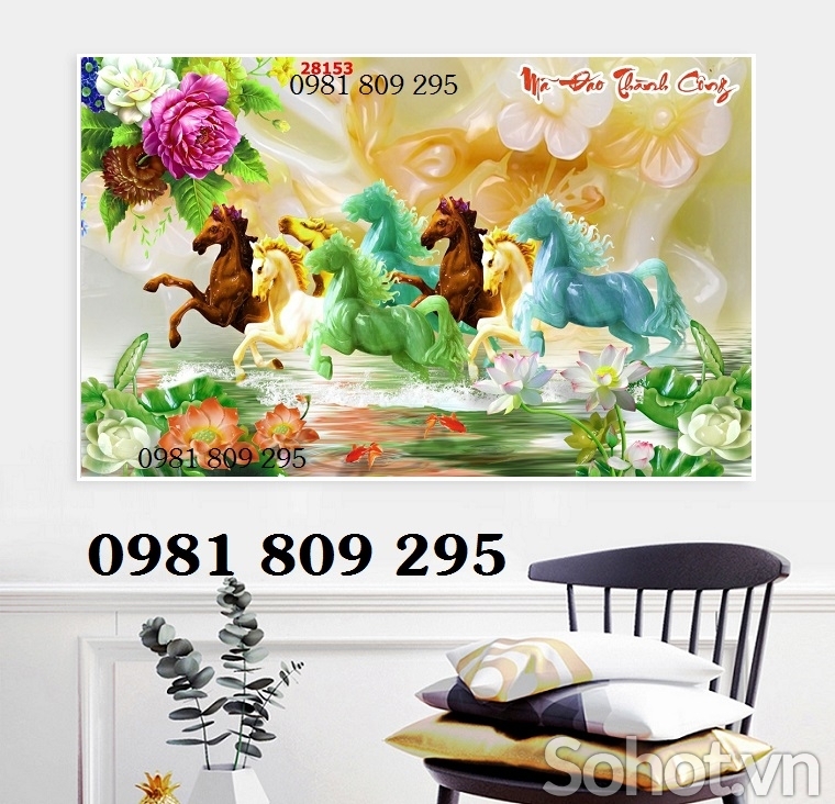 Mẫu gạch tranh mã đáo thành công