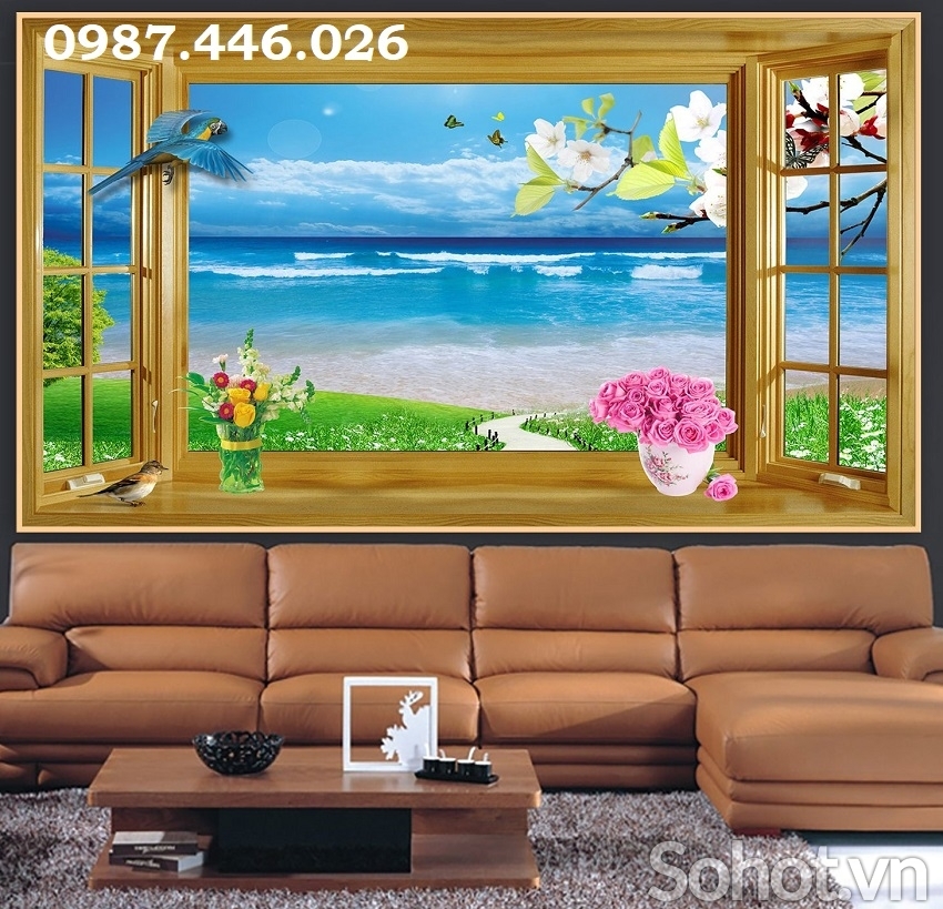 Gạch 3d tranh trang trí ốp tường