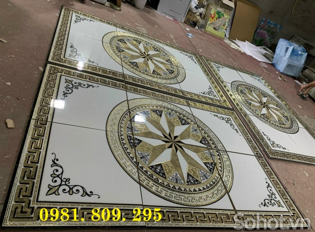 Gạch thảm , thảm lát nền hoa văn lát hiên nhà
