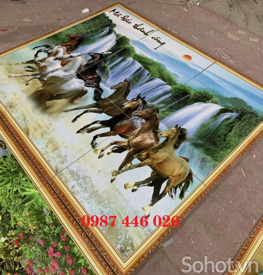 Gạch ốp tường, gach trang trí tường đẹp phòng khách HP9822