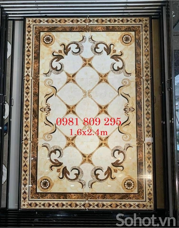 Gạch thảm phòng khách trang trí khổ lớn HP6585