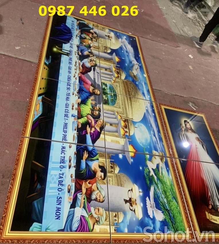 Tranh gạch công giáo bữa tiệc ly