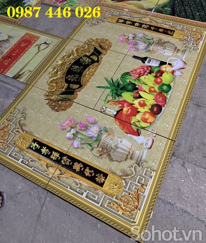 Tranh gach men phòng thờ HP9722