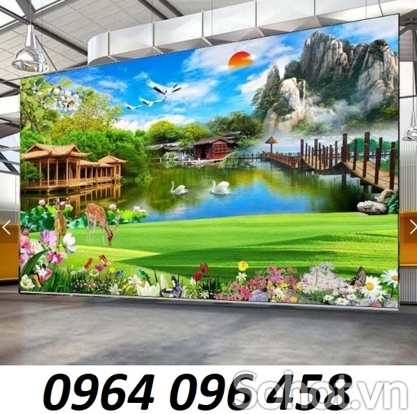 Gạch tranh 3d ốp tường rào - GCC22