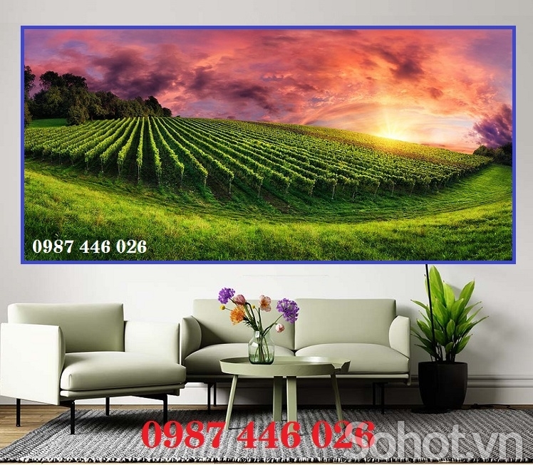 Gạch tranh phong cảnh 3d HP7972