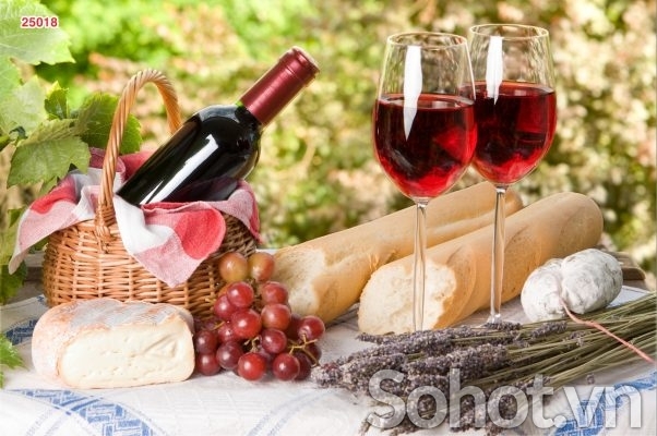 Gạch tranh 3d trang trí phòng bếp - 743SC