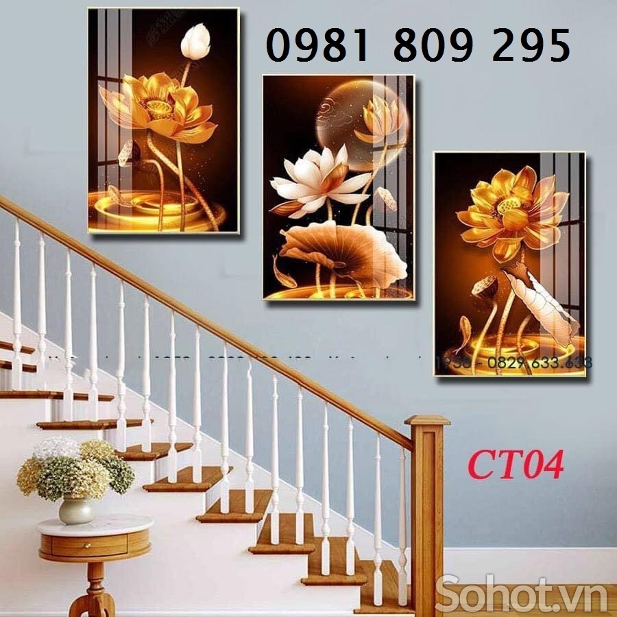 Tranh gạch ốp cầu thang đẹp HN999
