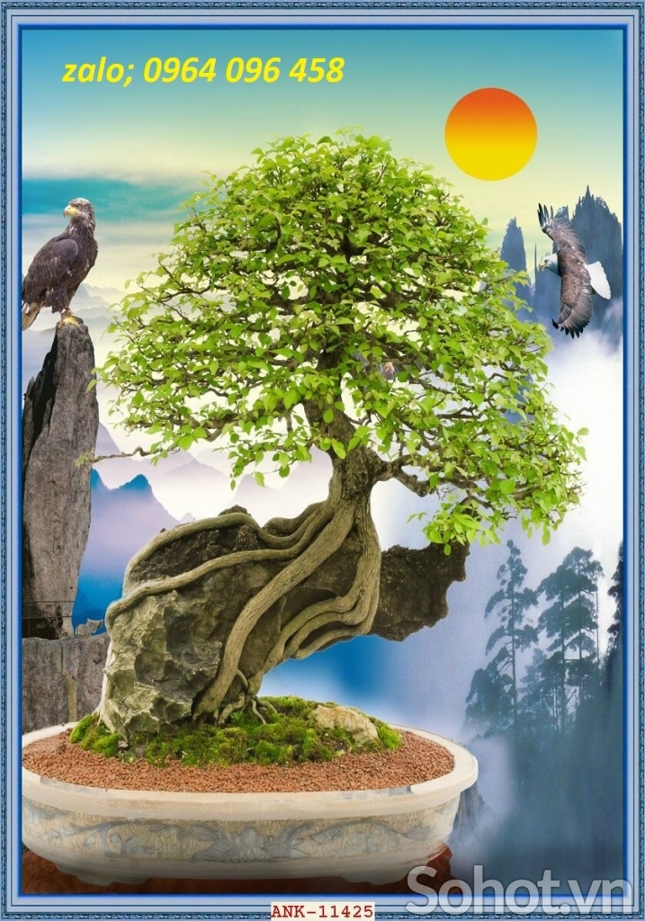 Tranh gạch 3d cây cảnh - FSCC3