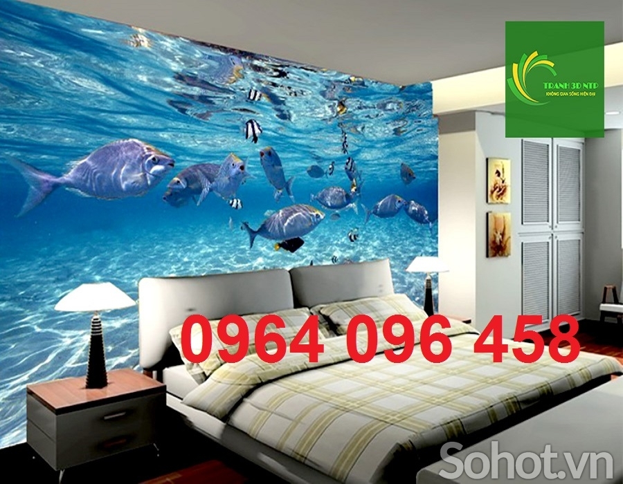 gạch 3d ốp tường 3d phòng ngủ - 76NN