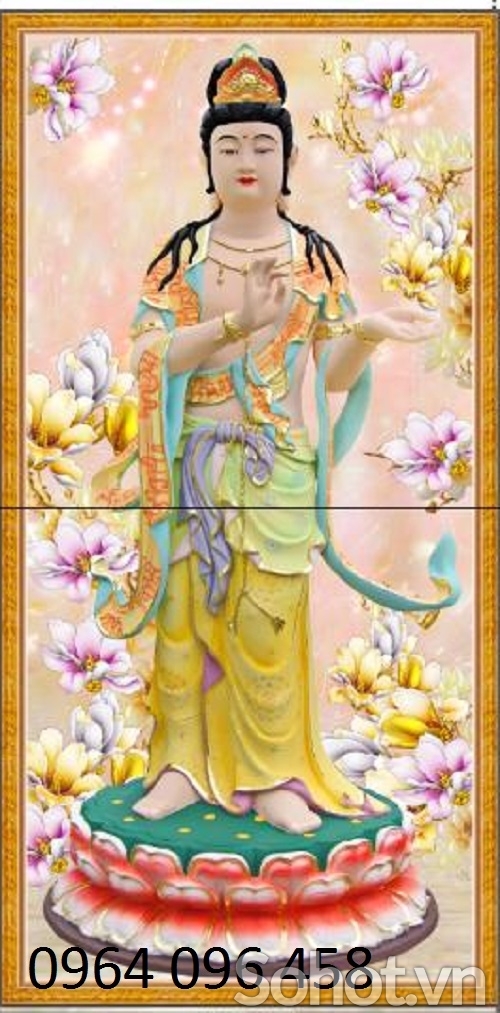 Tranh gạch 3d phật bàn thờ - FB74