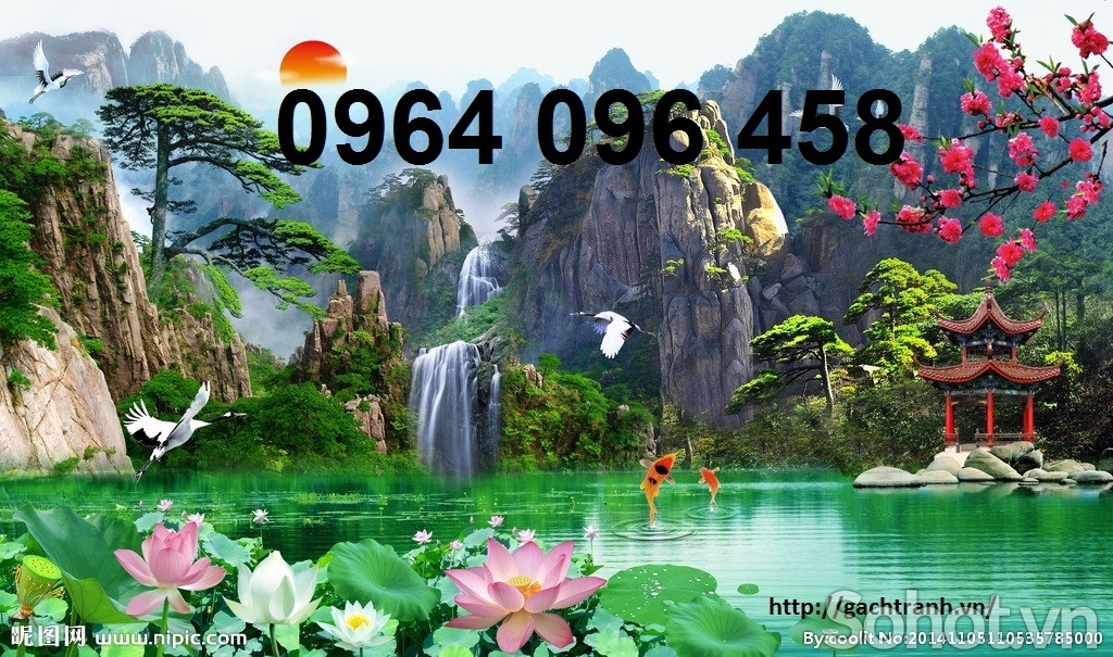 Tranh gạch men 3d phong cảnh - 033SP