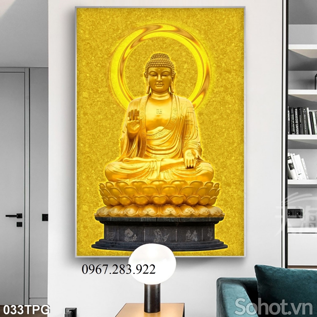 Gạch men trang trí- tranh Phật Giáo 3d mới nhất