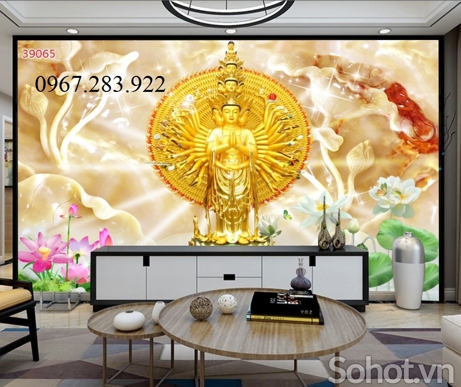 Gạch trang trí Phật Giáo