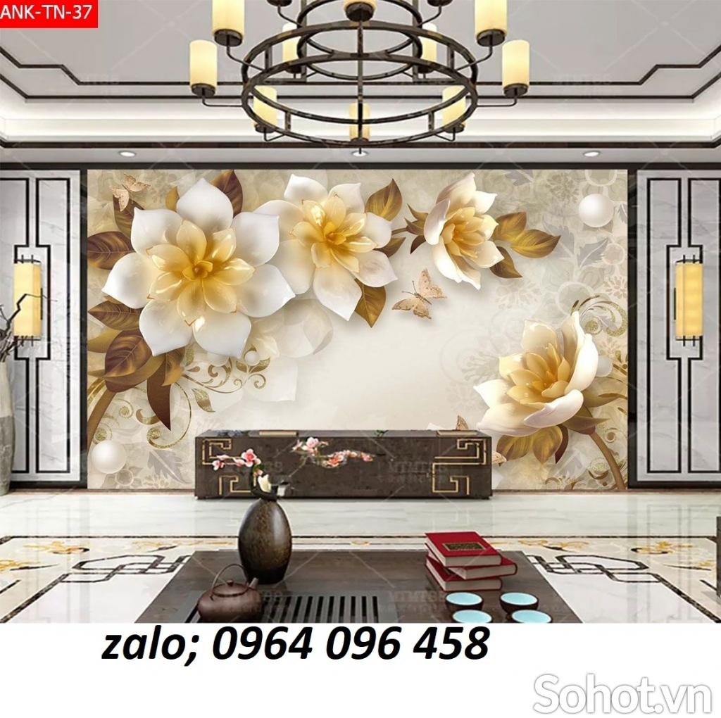 Tranh gạch hoa ngọc 3d - KDX33