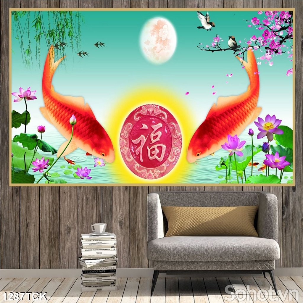 Bức tranh song ngư