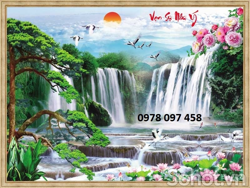Tranh phong cảnh- tranh gạch