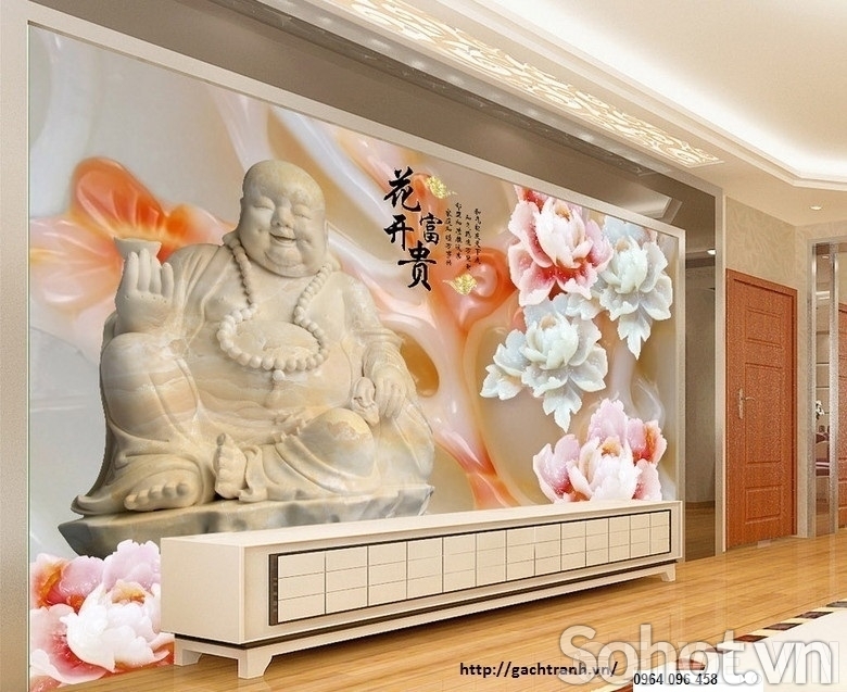 Tranh gạch 3d thần tài - CBX44