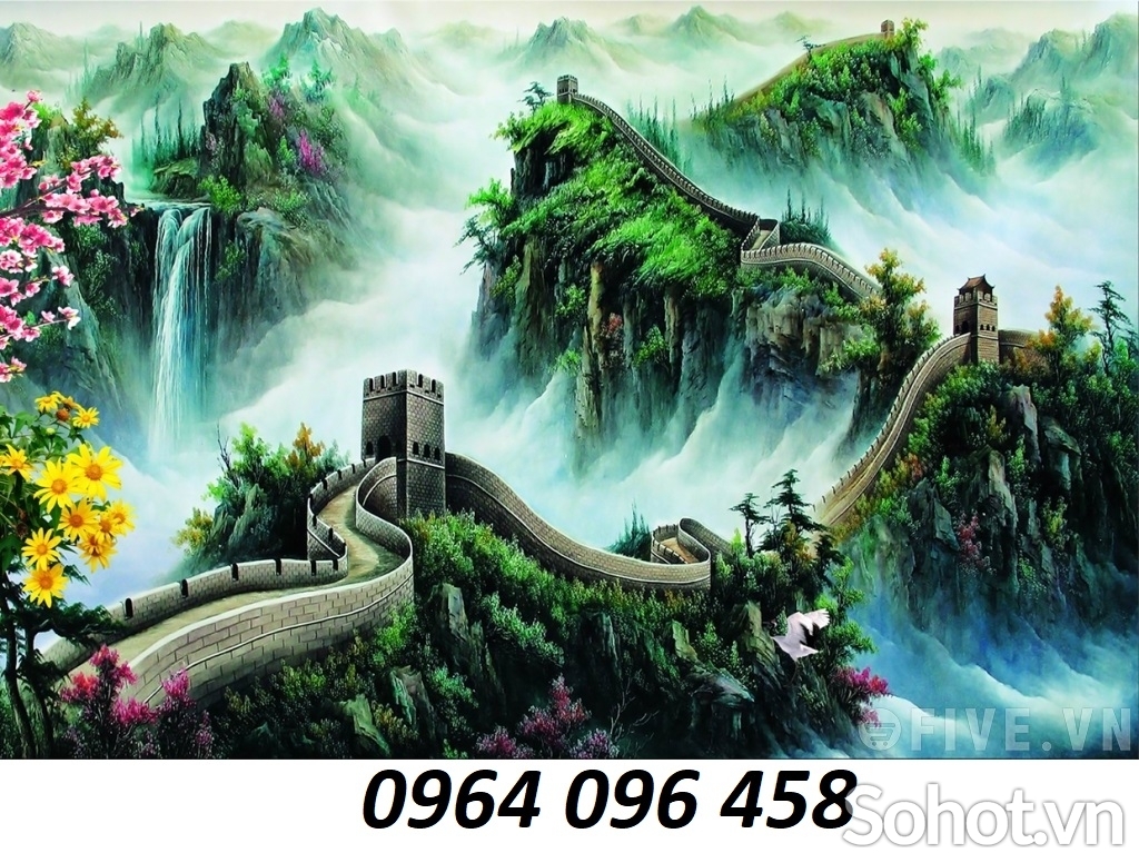 Tranh gạch 3d vạn lý trường thành - BX322
