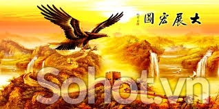 Tranh gạch 3d ốp tường phong thủy - 289CV